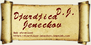Đurđica Jeneckov vizit kartica
